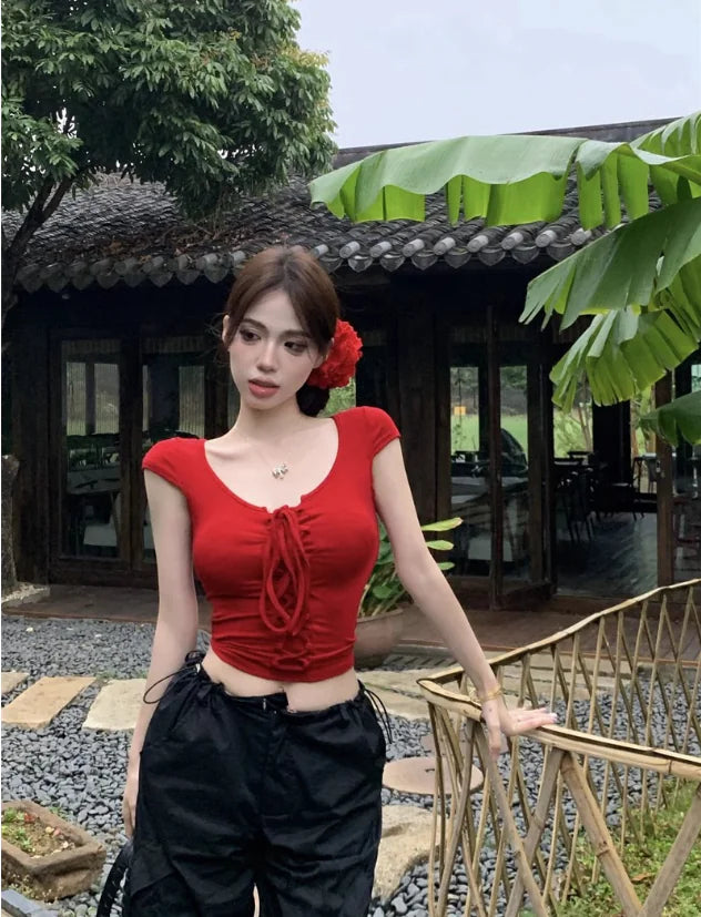 Spring Women's Loose Casual Short Sleeve T-Shirt