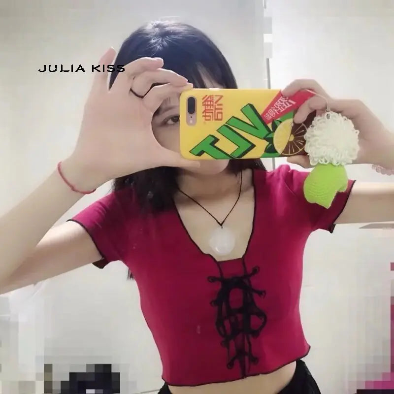 Spring Women's Loose Casual Short Sleeve T-Shirt