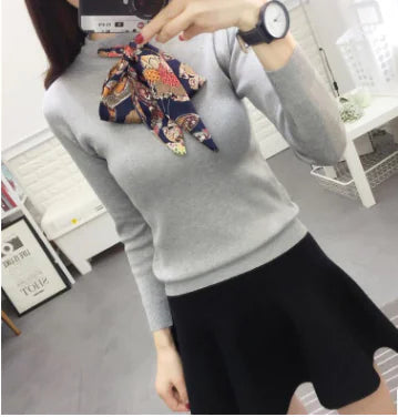 Pullover Sweater and Knitted Base Layer Top