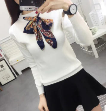 Pullover Sweater and Knitted Base Layer Top