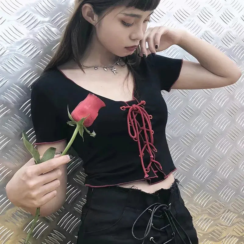 Spring Women's Loose Casual Short Sleeve T-Shirt