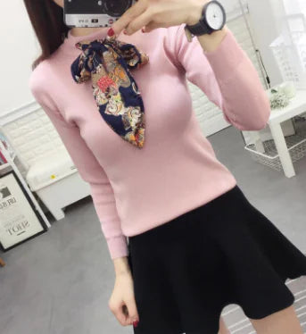 Pullover Sweater and Knitted Base Layer Top