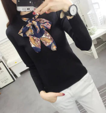 Pullover Sweater and Knitted Base Layer Top